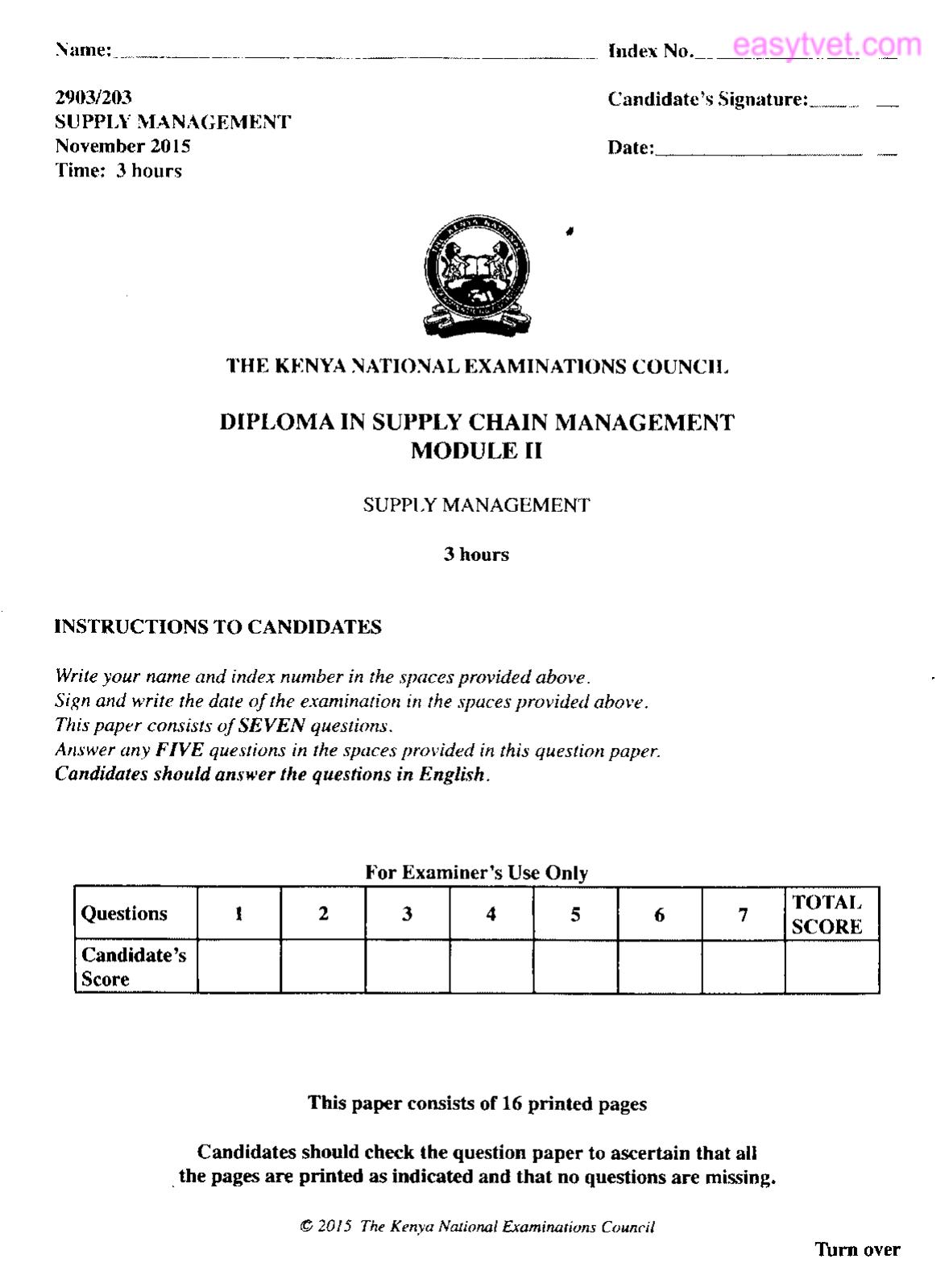 Supply Management (2015) — page 1 of 2