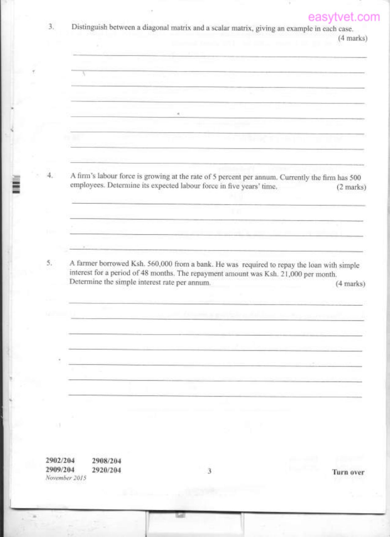 Diploma in Information Communication Technology (2015) — page 3 of 12