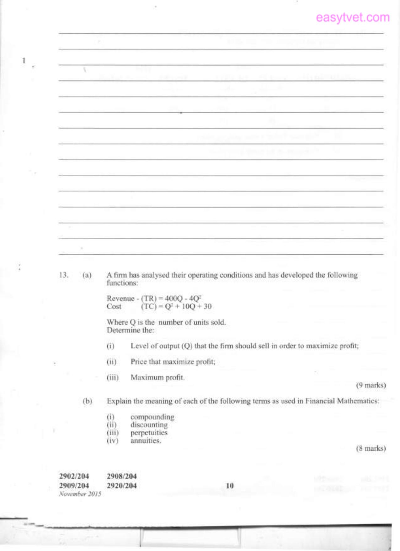 Diploma in Information Communication Technology (2015) — page 9 of 12