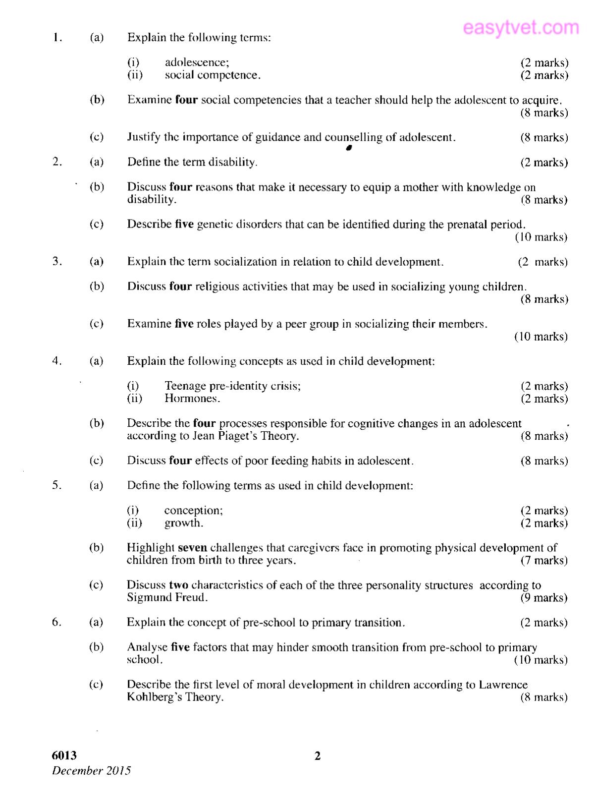 Child Development (2015) — page 2 of 2