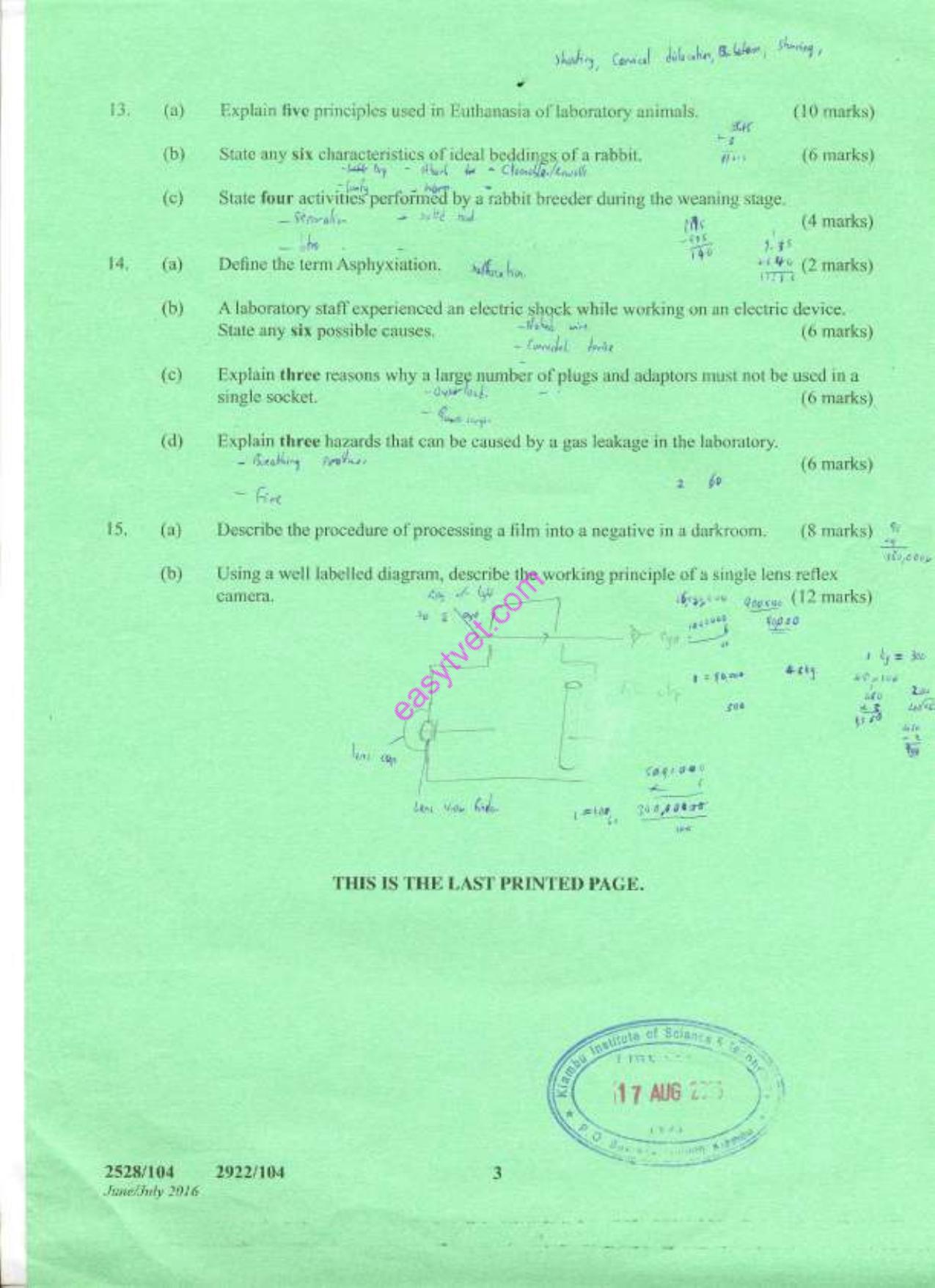 Environmental Laboratory Practice (2016) — page 3 of 3