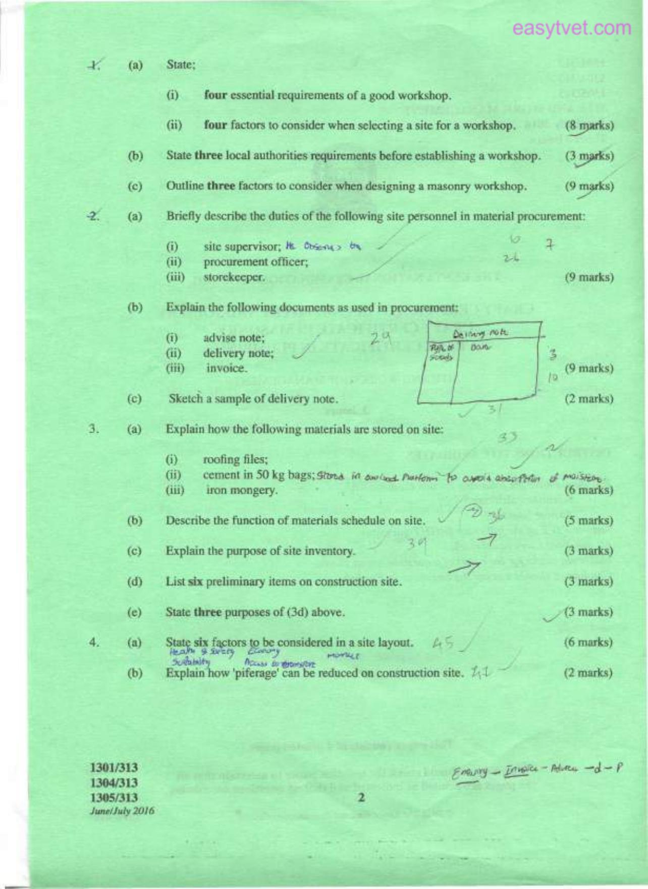 Craft Certificate in Plumbing (2016) — page 2 of 4