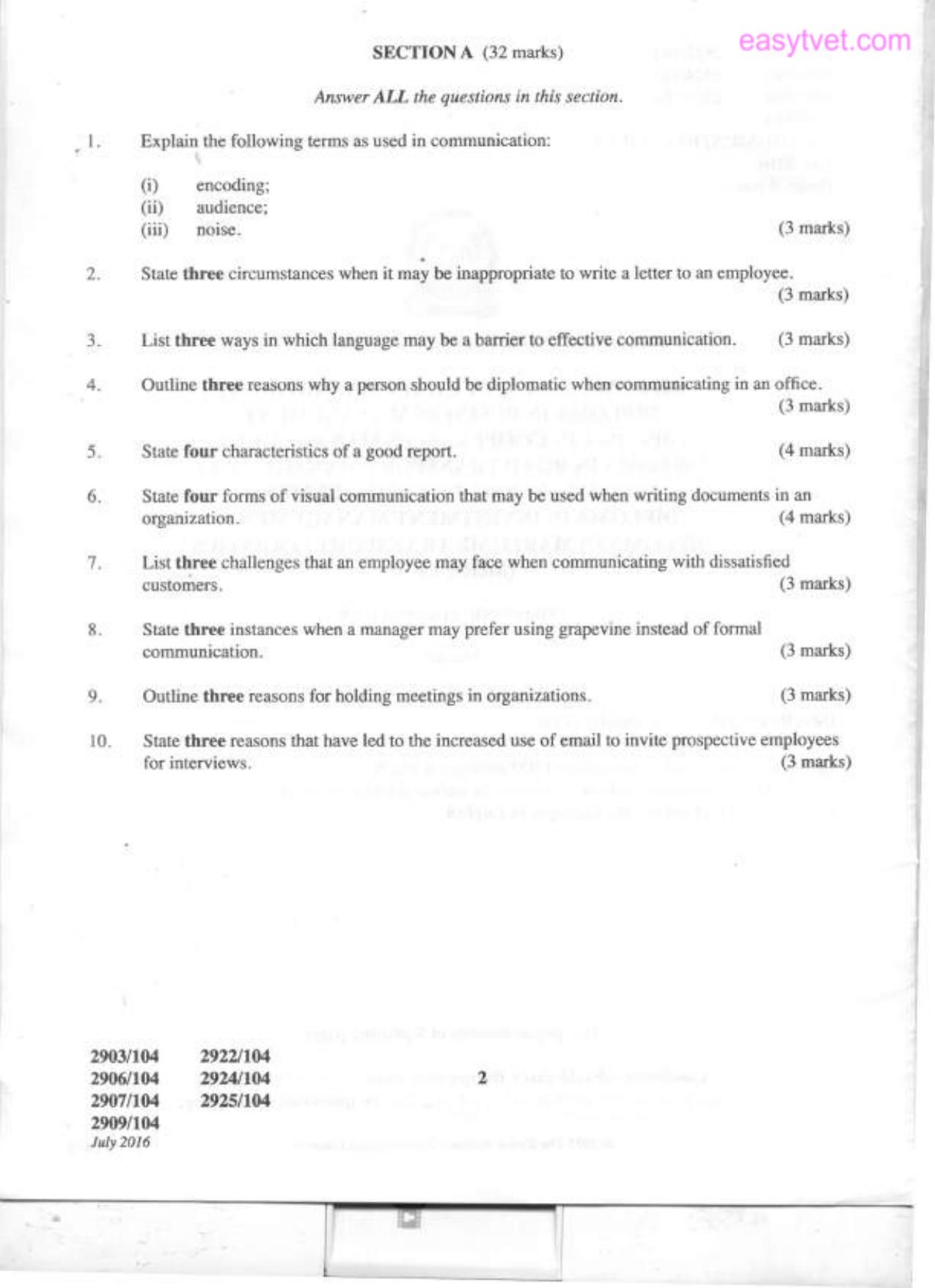 Communication Skills (2016) — page 2 of 5