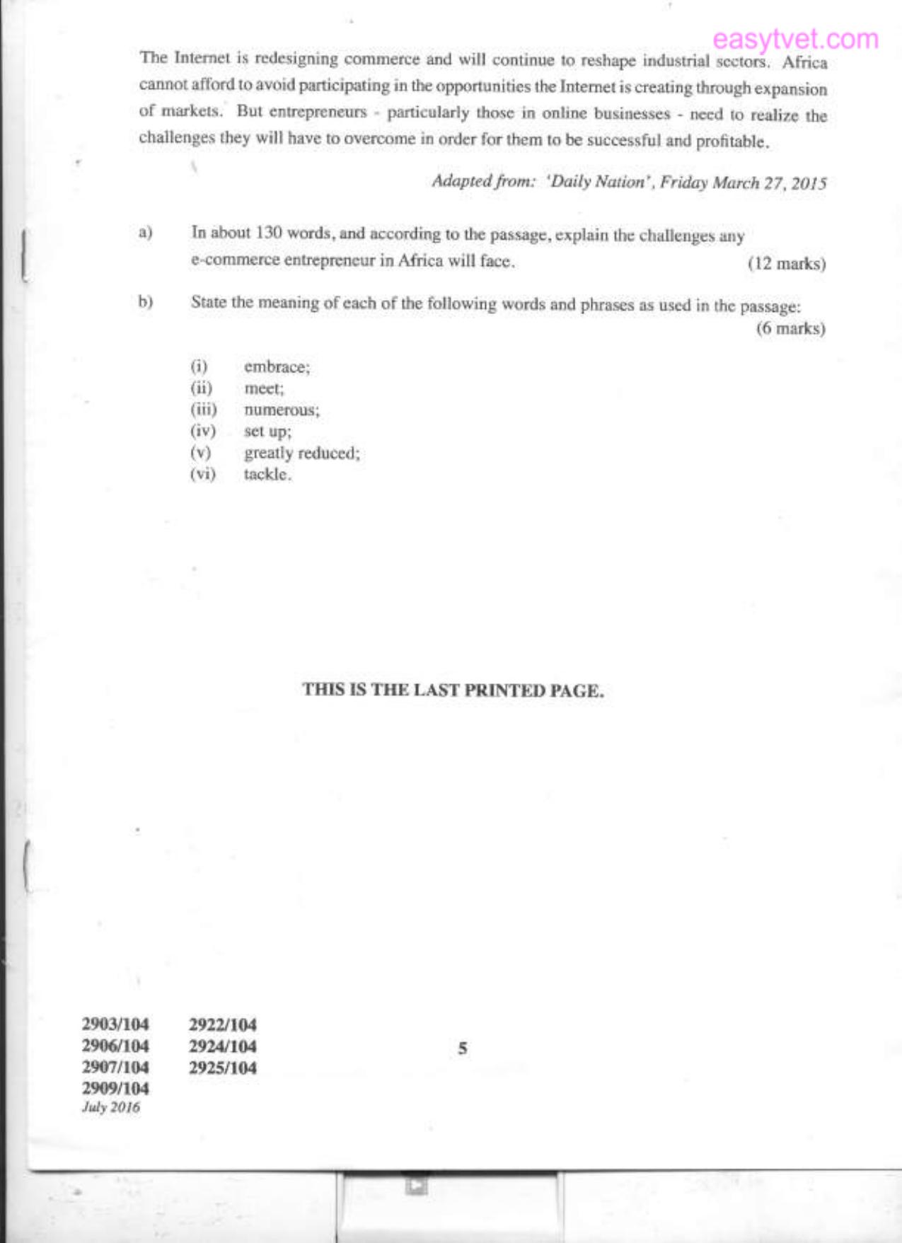 Communication Skills (2016) — page 5 of 5