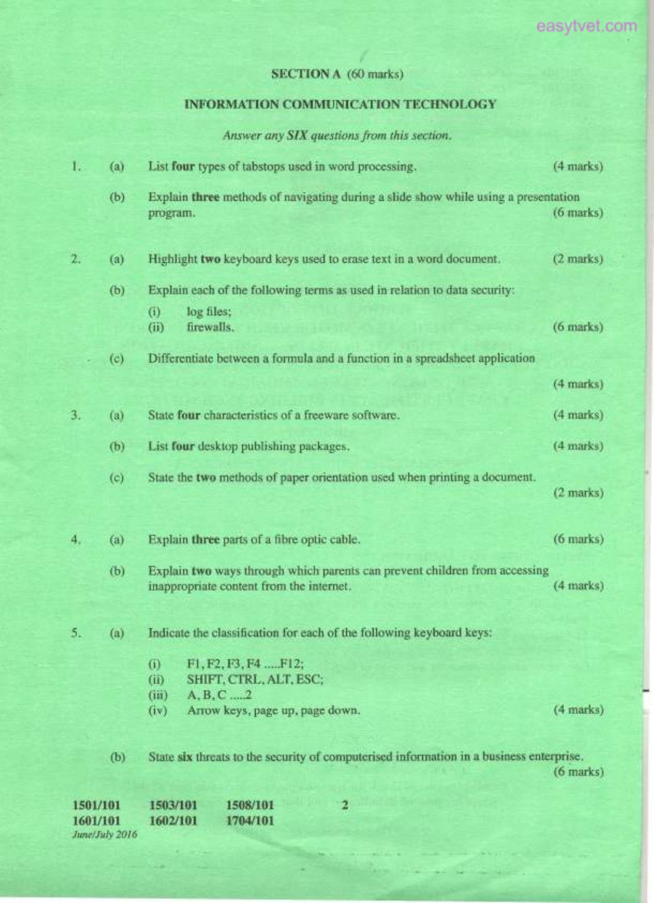 Information Communication Technology (2006) — page 2 of 4
