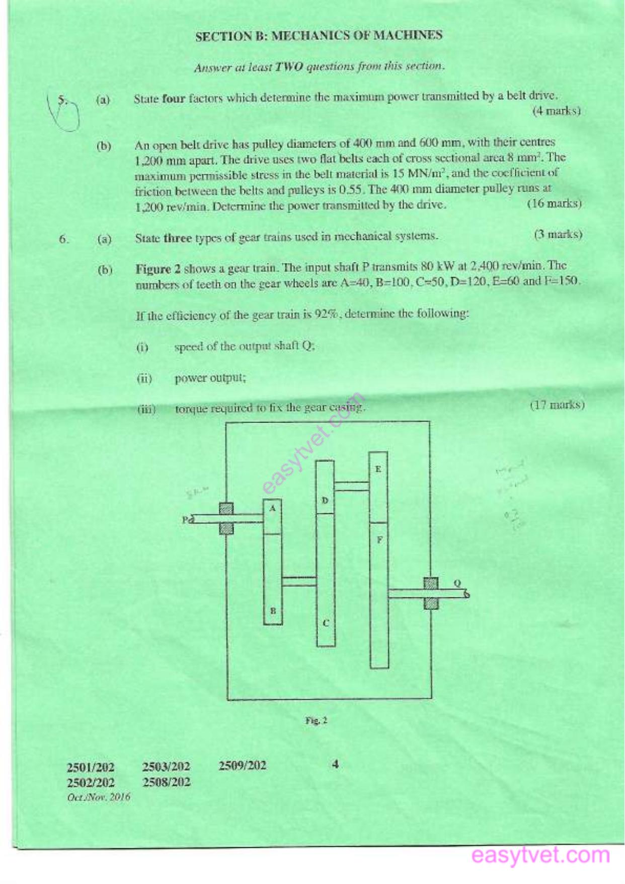 Strength of Materials .- -l. U Mechantcs of Machings (2016) — page 4 of 5