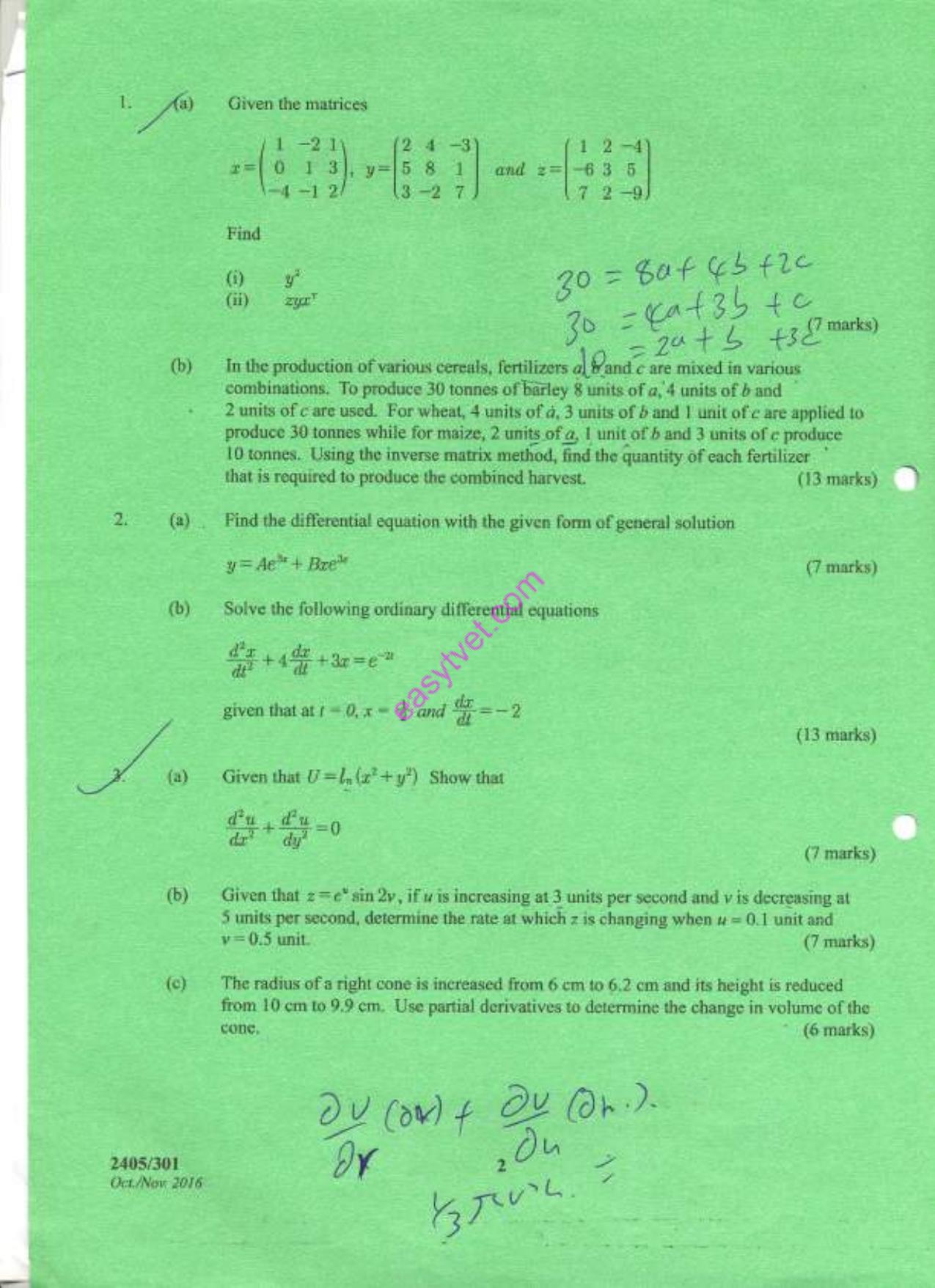 Mathematics Dr (2016) — page 2 of 4