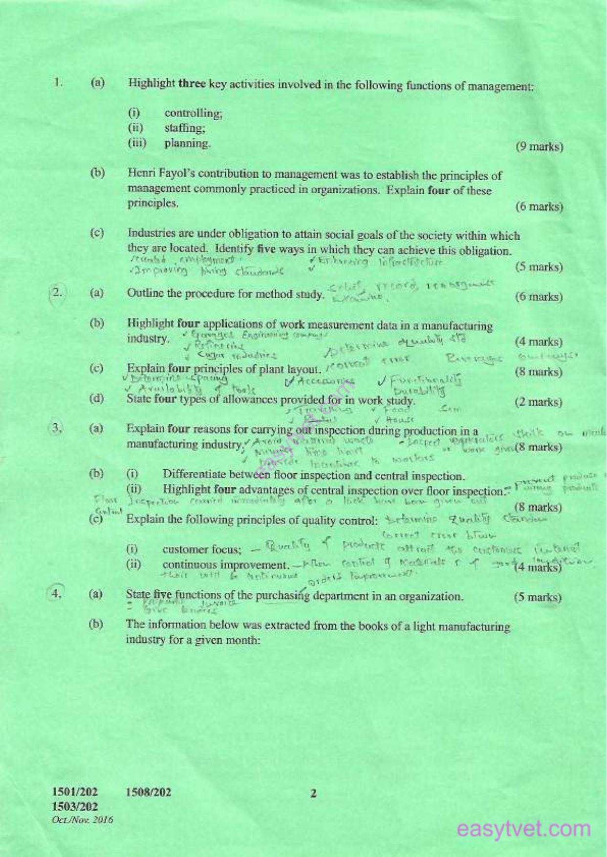 Craft Certificate in Mechanical Engineering (2016) — page 2 of 4