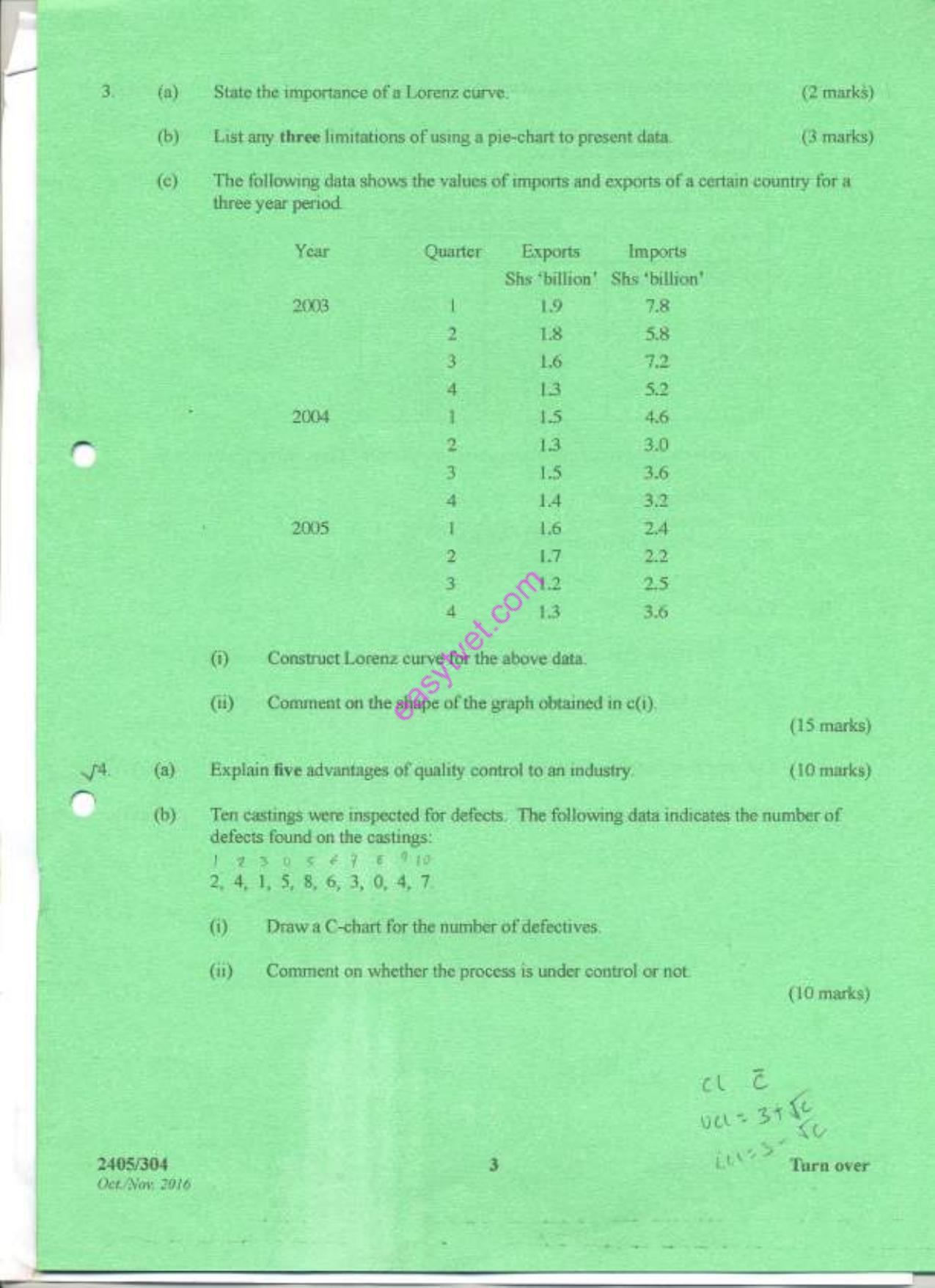 Applied Statistics (2016) — page 3 of 6