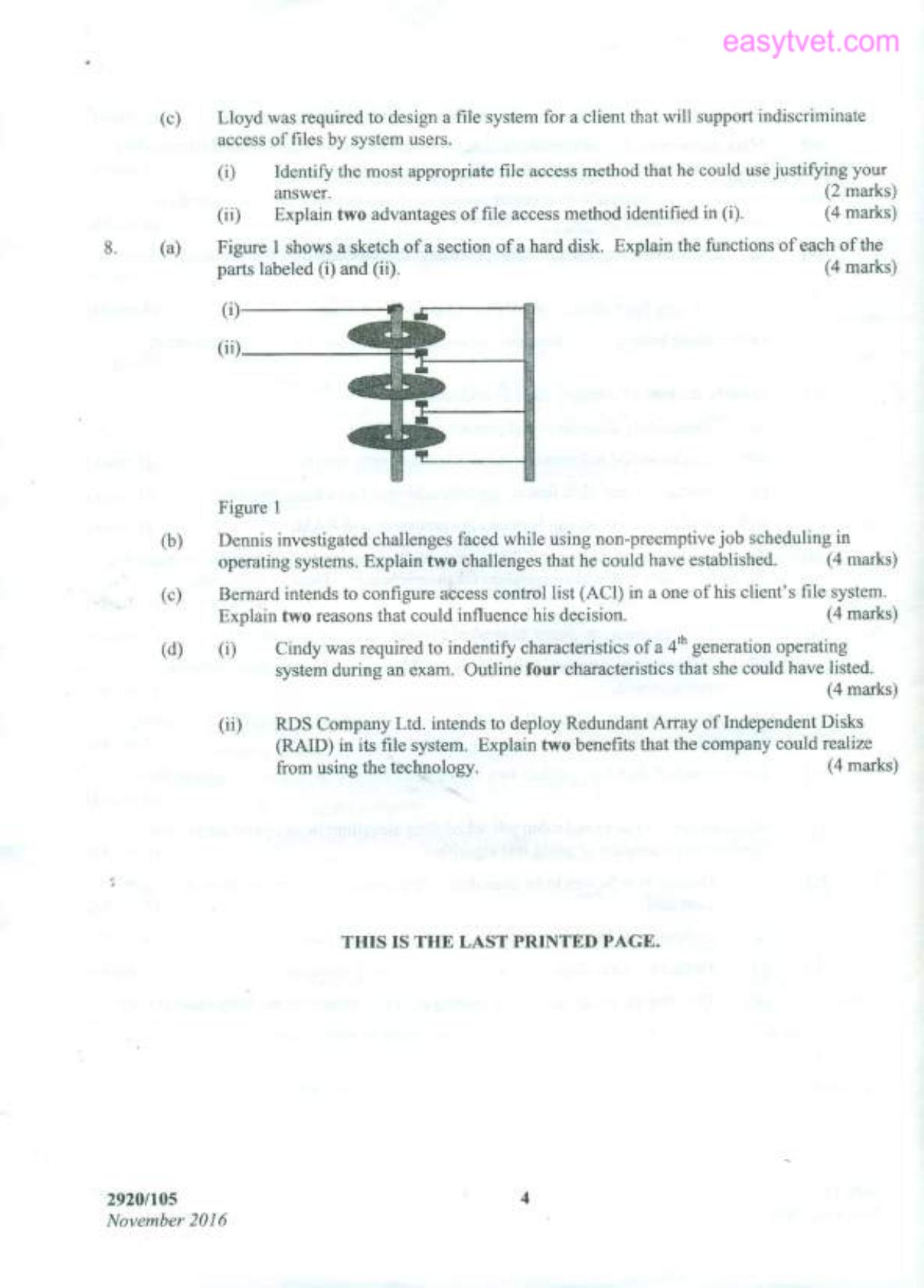 Operating Systems (2016) — page 4 of 4