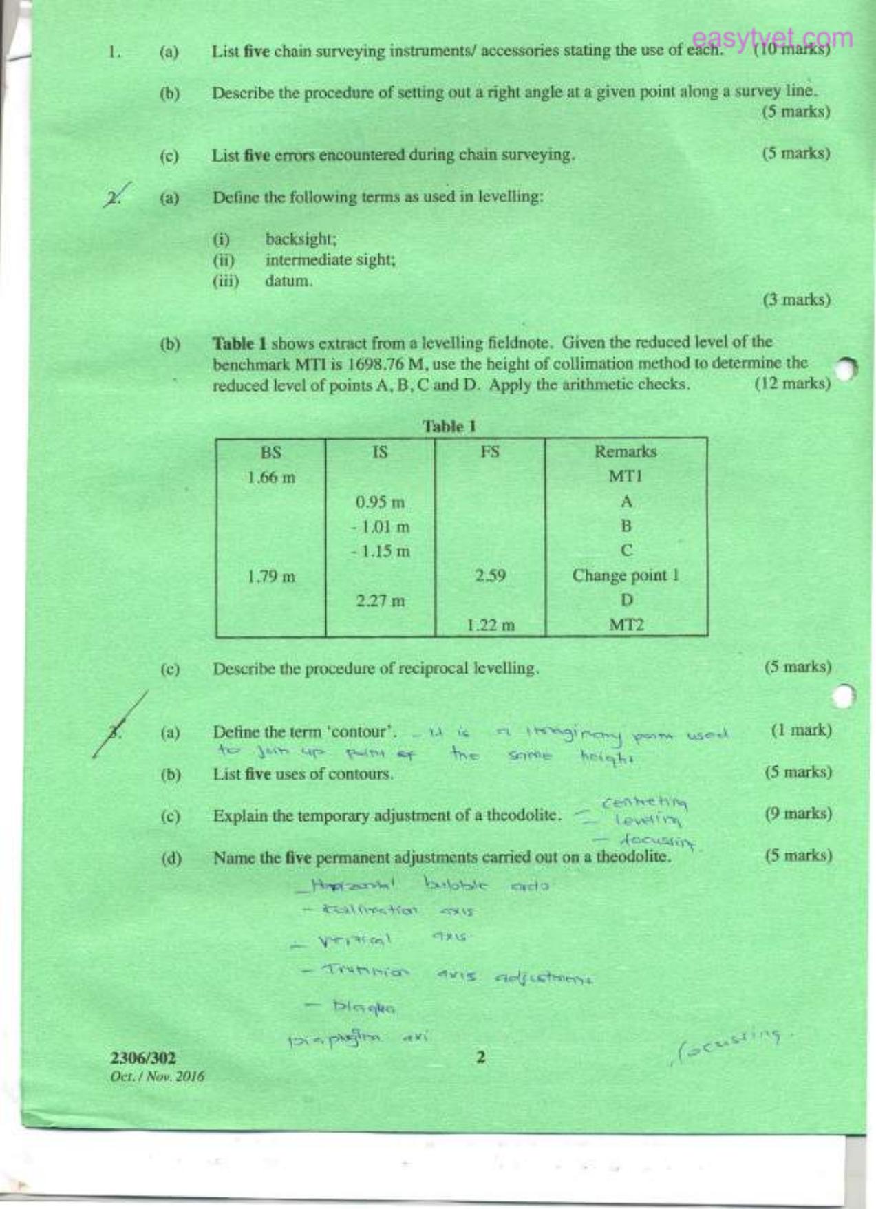 Surveying (2016) — page 2 of 5