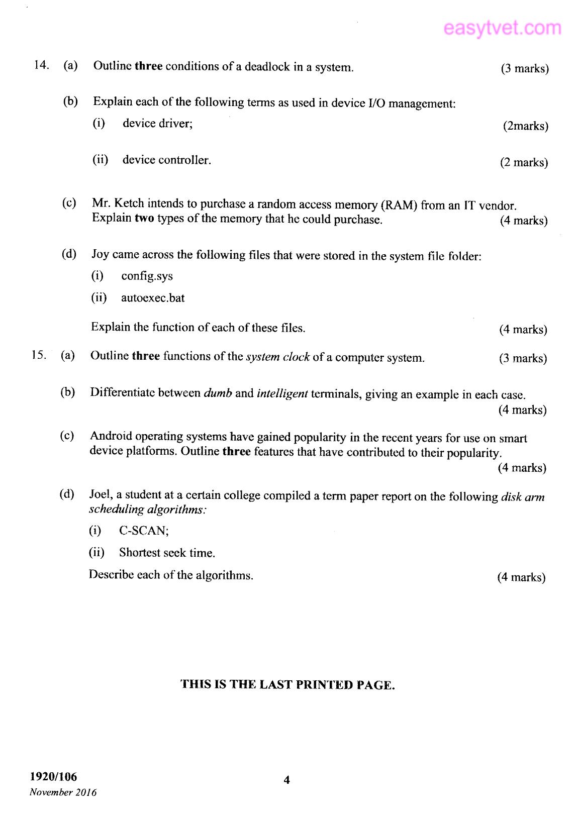 Operating Systems (2016) — page 4 of 4