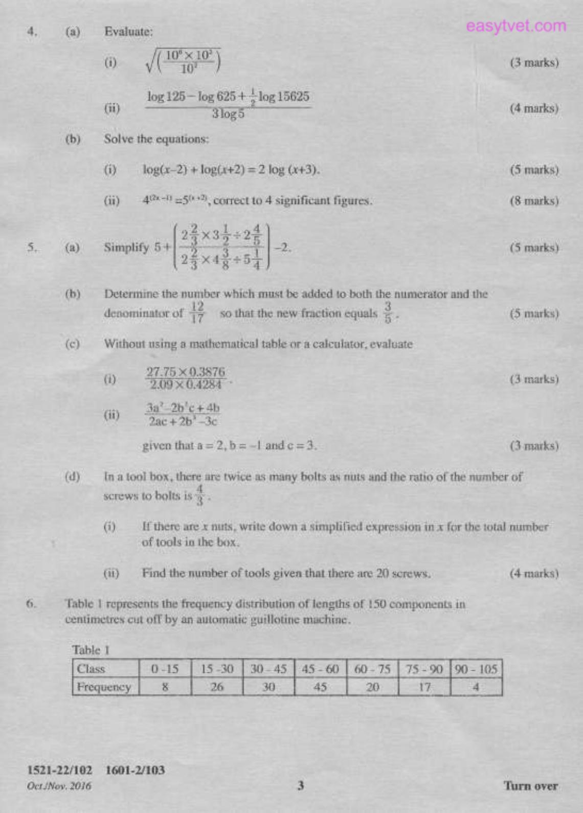 Mathematics (2016) — page 3 of 5