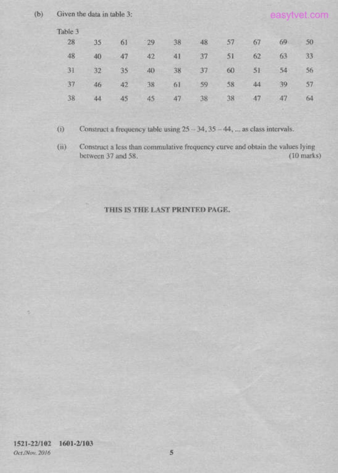 Mathematics (2016) — page 5 of 5