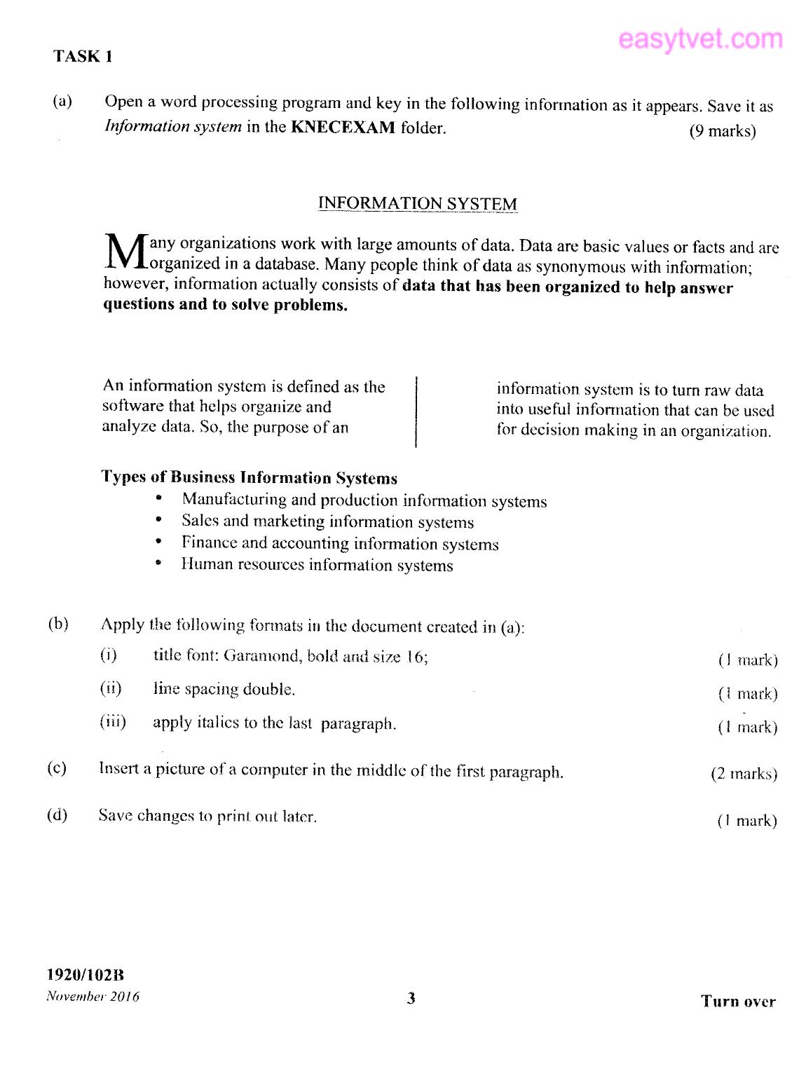 Computer Applications I (practical (2016) — page 3 of 8