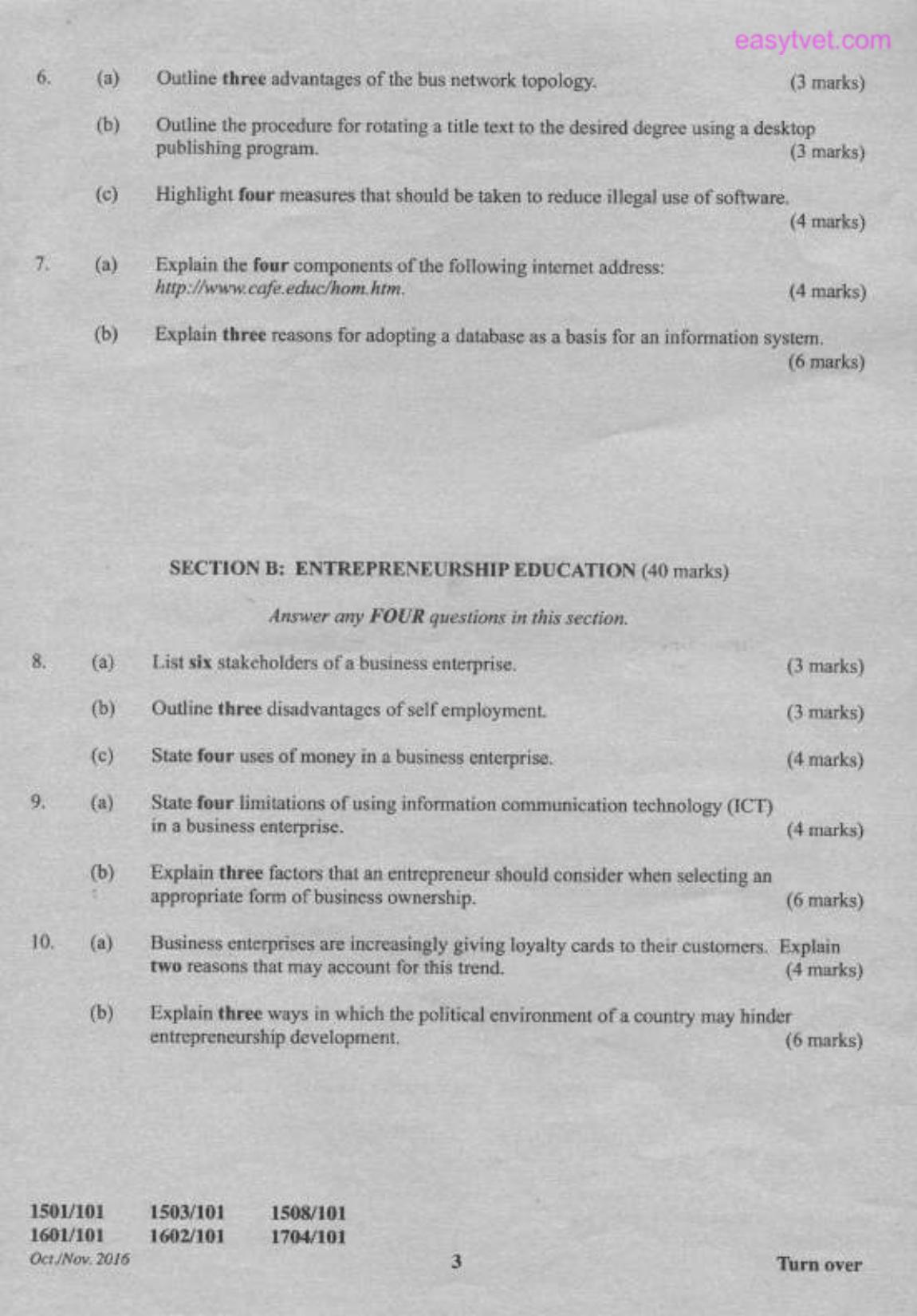 Information Communication Technology and Entrepreneurship Education (2016) — page 3 of 4