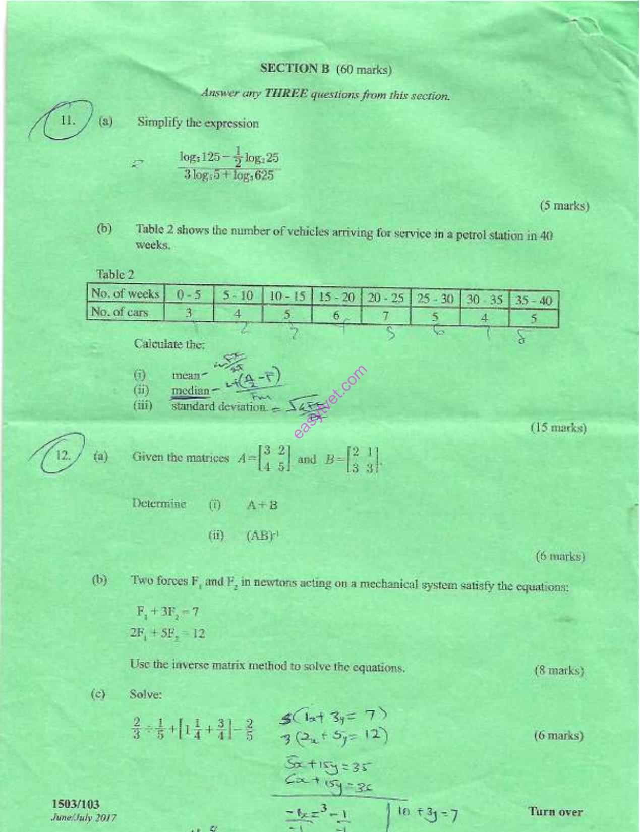 Mathematics (2007) — page 3 of 4