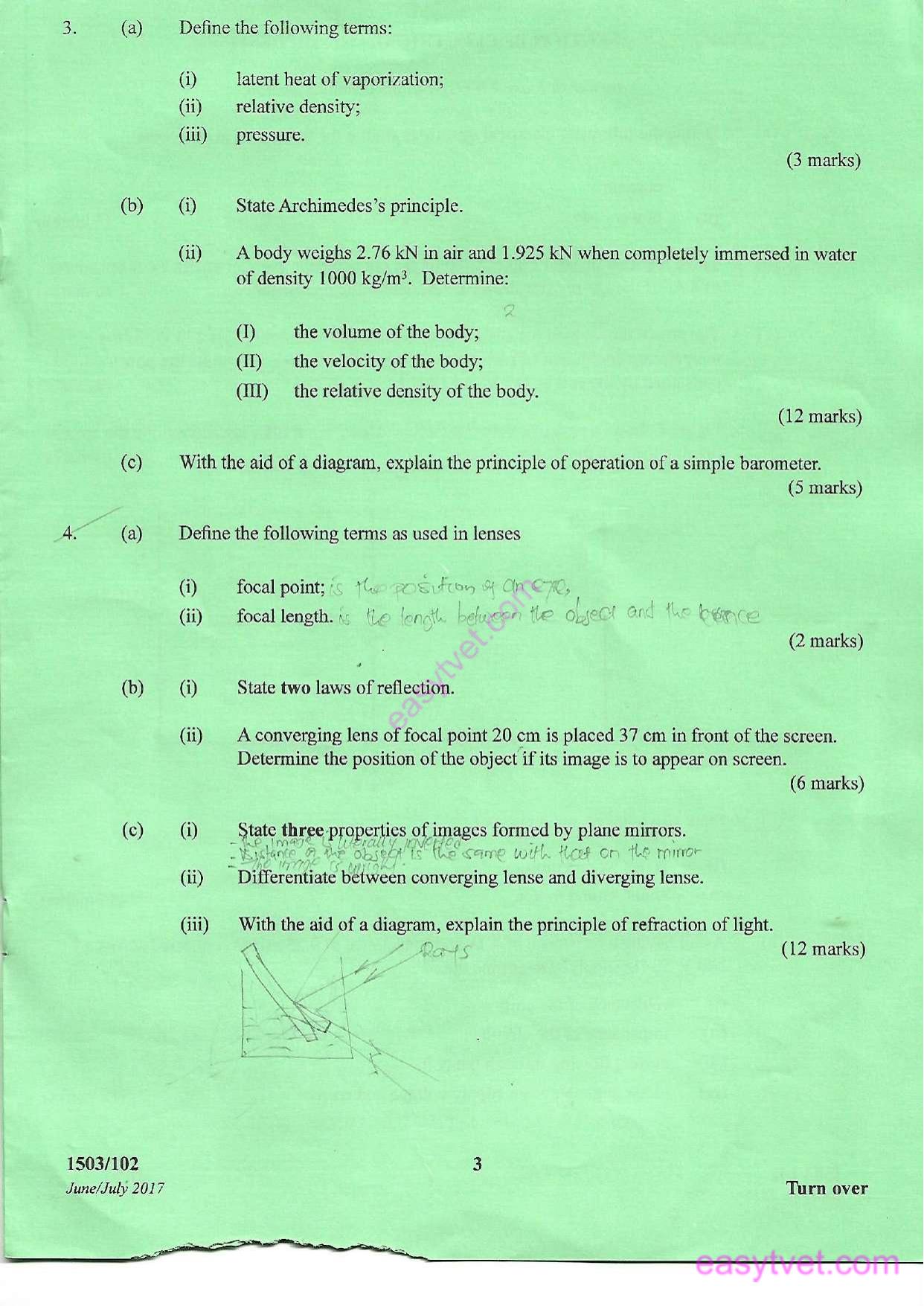 Applied Science and Electrical Principles (2017) — page 3 of 5