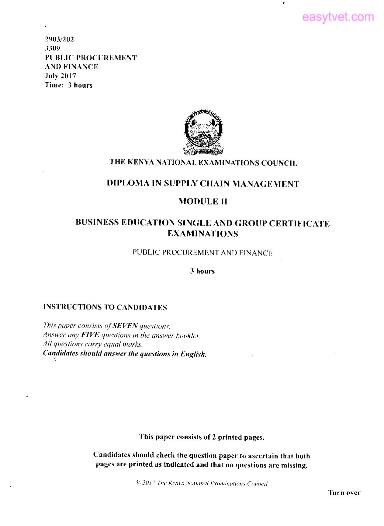Business Education Single and Group Certificatfe (2017) — page 1 of 2