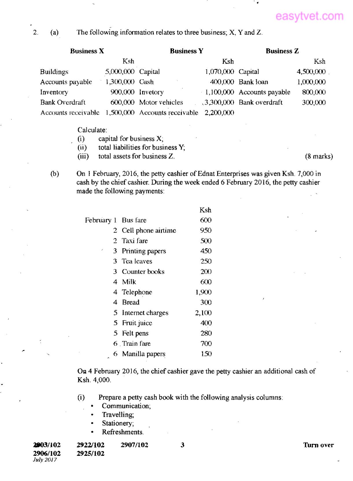 Diploma in Maritime Transport Management (2017) — page 3 of 8