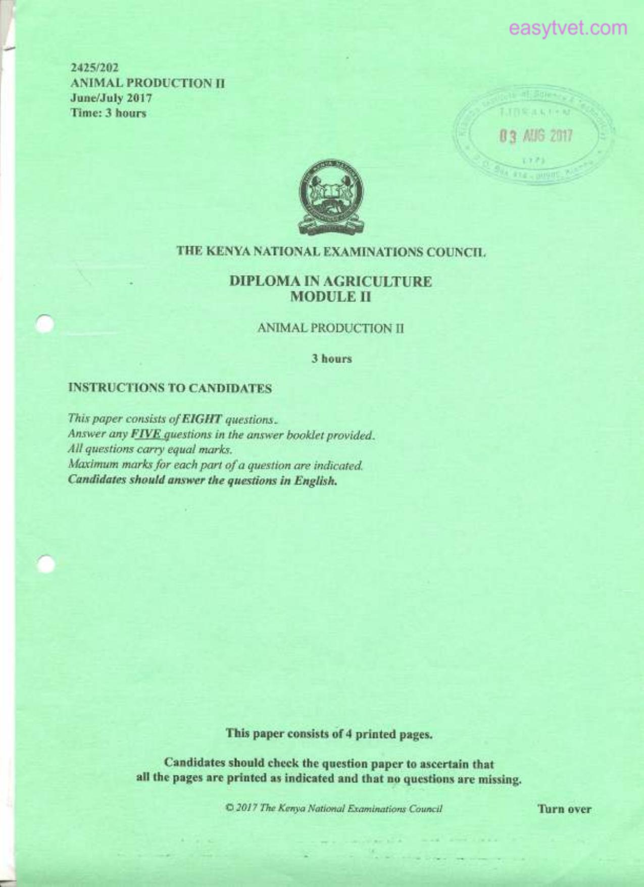 Animal Production 11 (2007) — page 1 of 4
