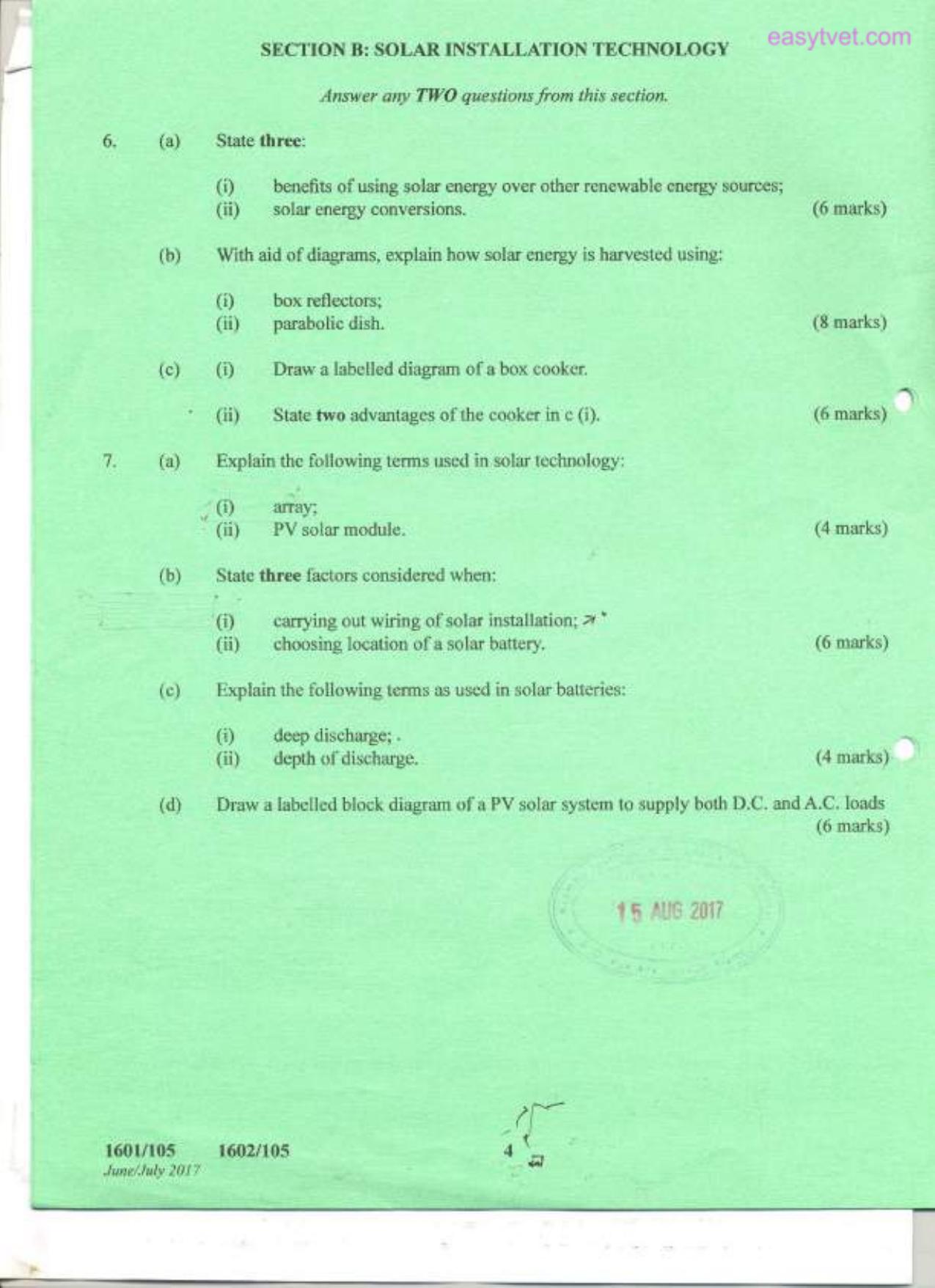 Electrical and Solar Installation Technology (2017) — page 4 of 5
