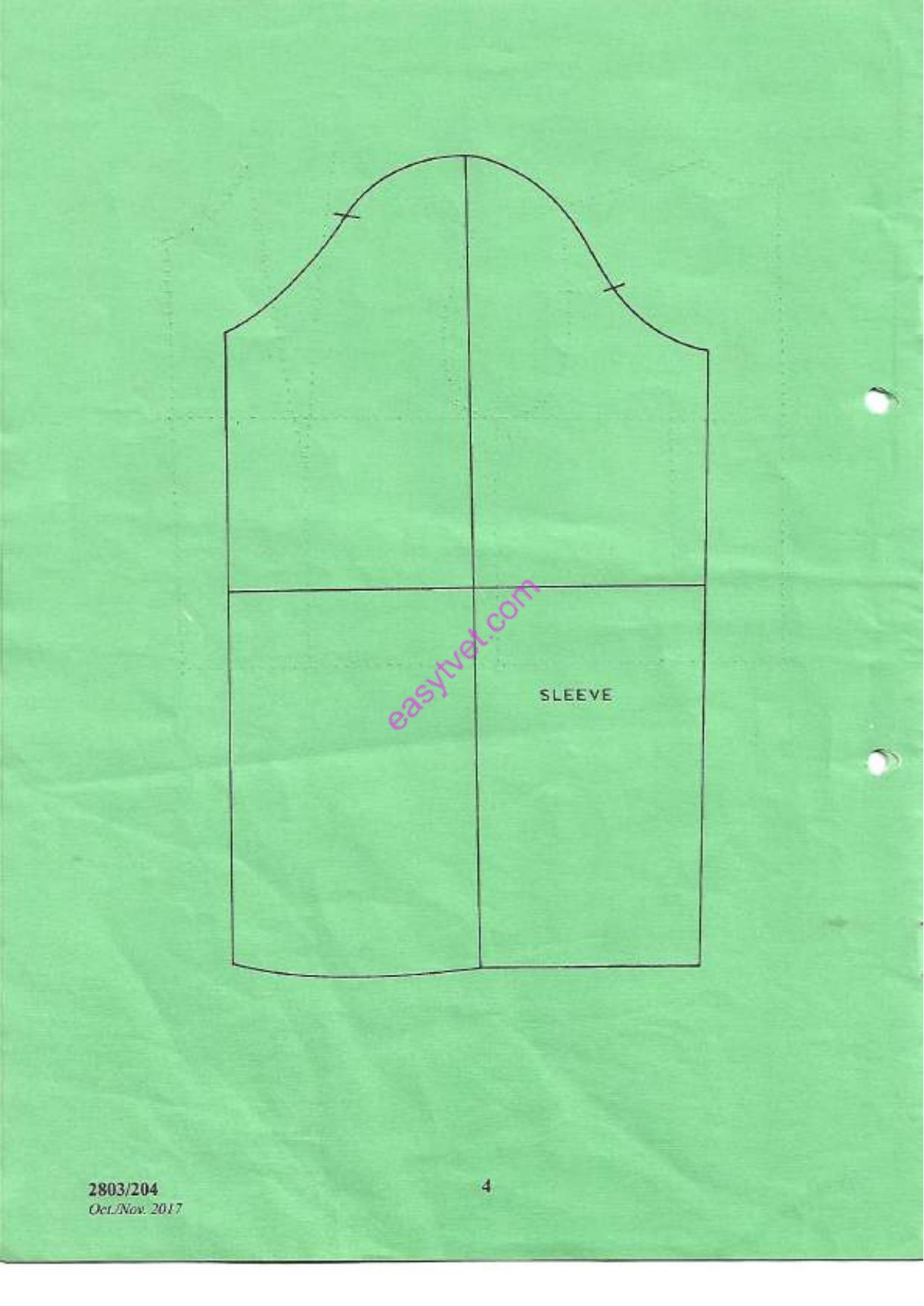 Pattern Construction I and Grading Techniques (2017) — page 4 of 5