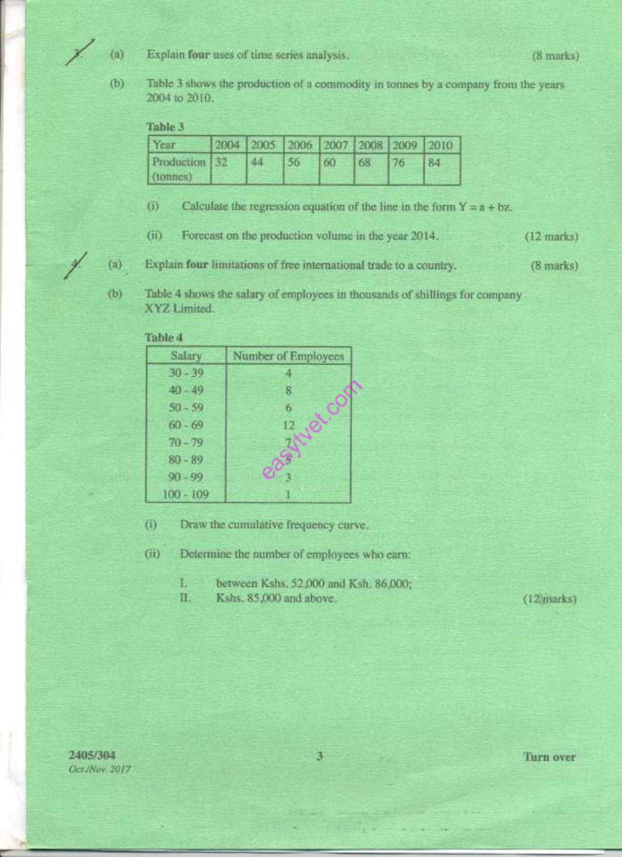 Applied Statistics (2017) — page 3 of 5