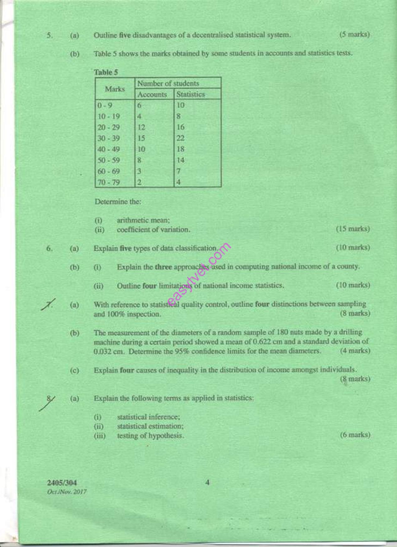 Applied Statistics (2017) — page 4 of 5