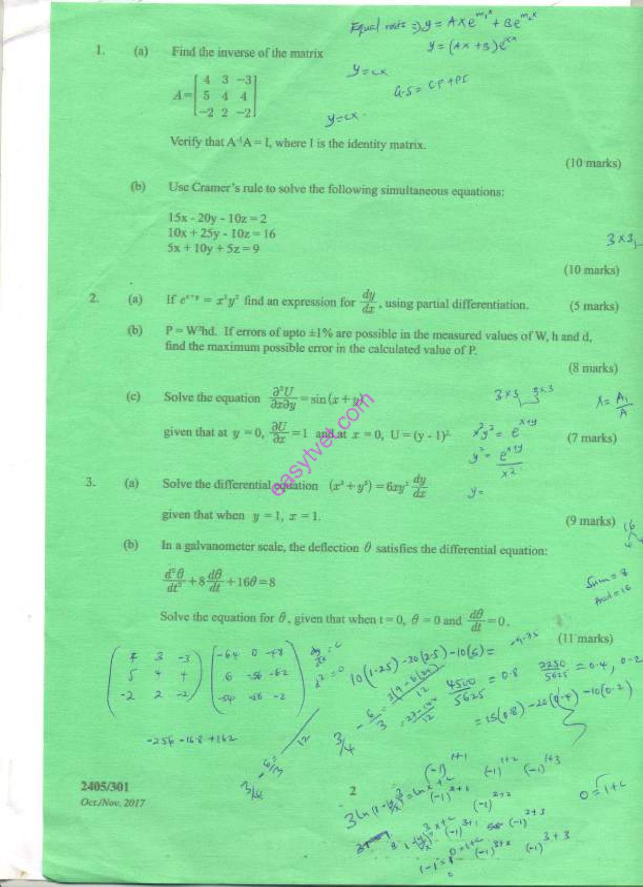 Mathematics (2017) — page 2 of 4
