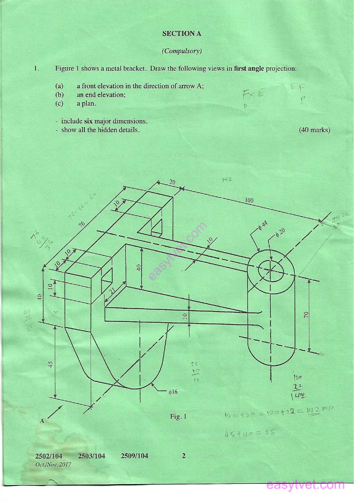 Engineering Drawing (2017) — page 2 of 6