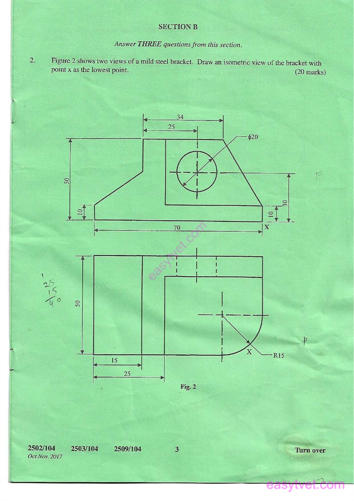 Engineering Drawing (2017) — page 3 of 6