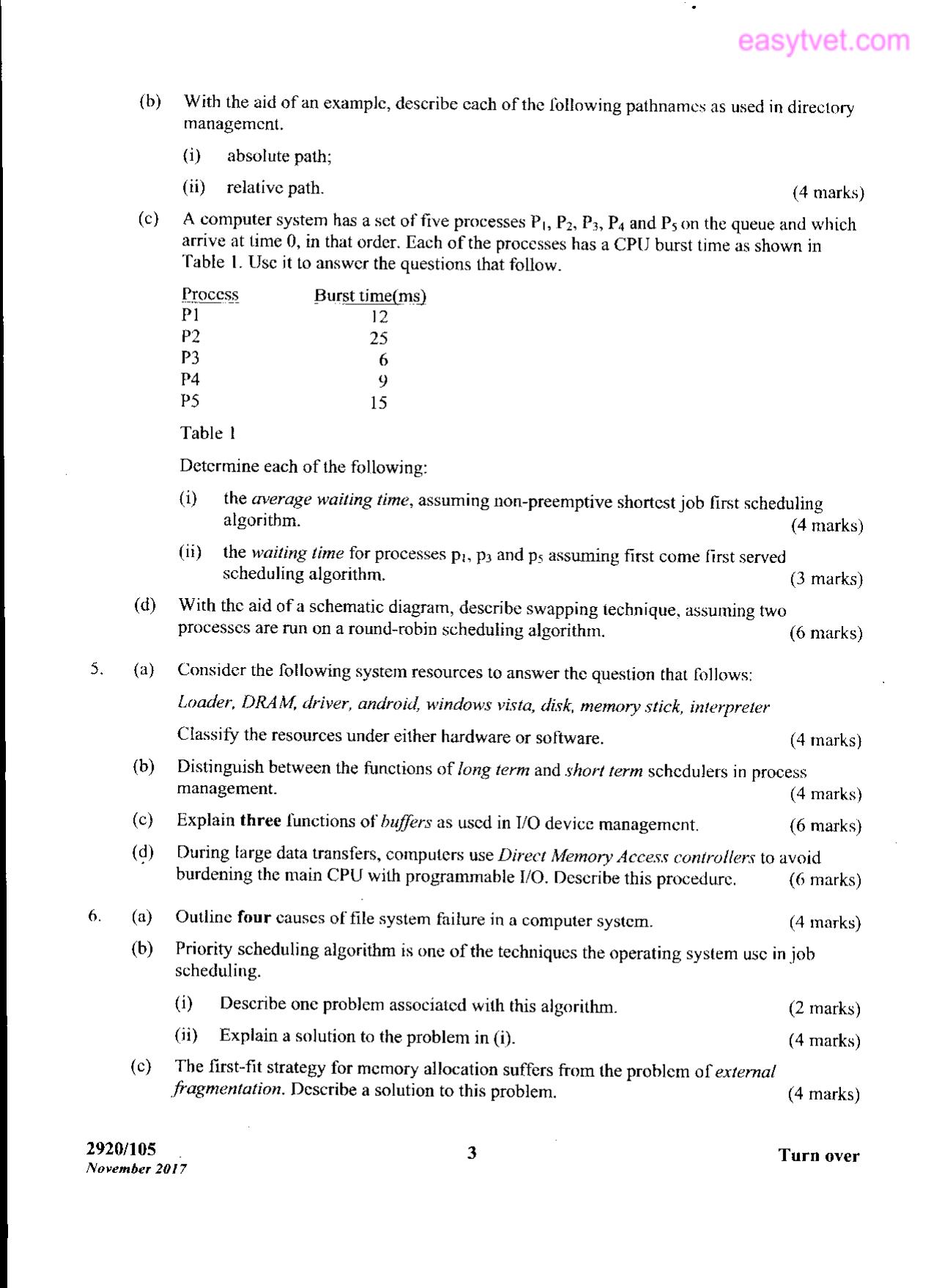 Operating Systems (2017) — page 3 of 4