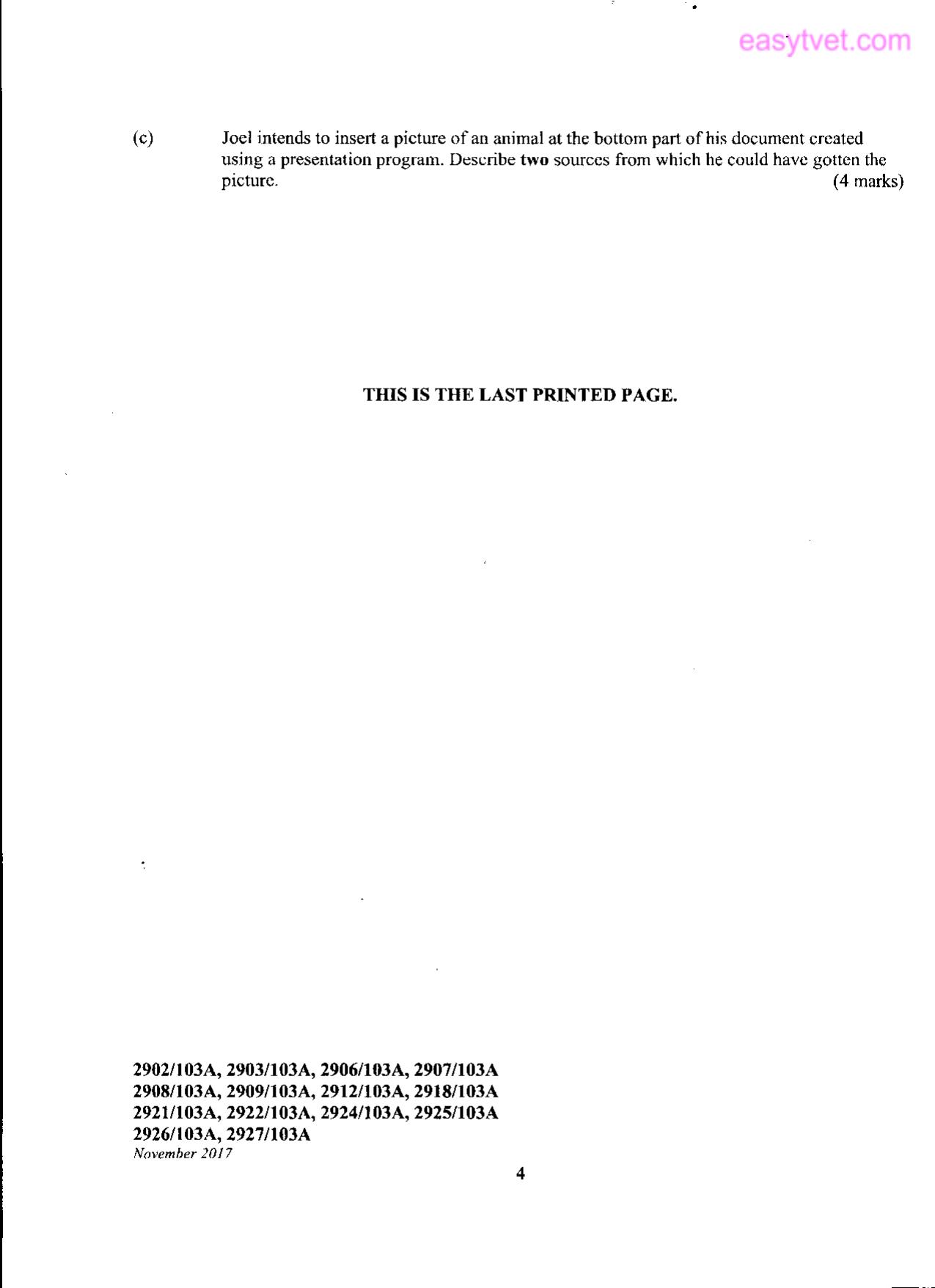 Diploma in Maritime Transport Logistics (2017) — page 4 of 4