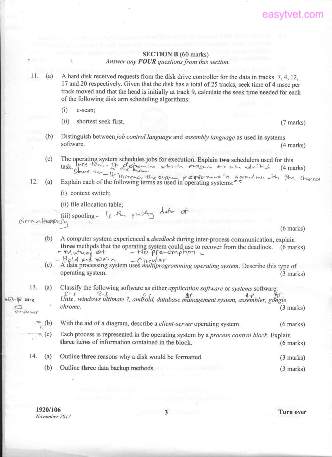 Operating Systems (2017) — page 2 of 3