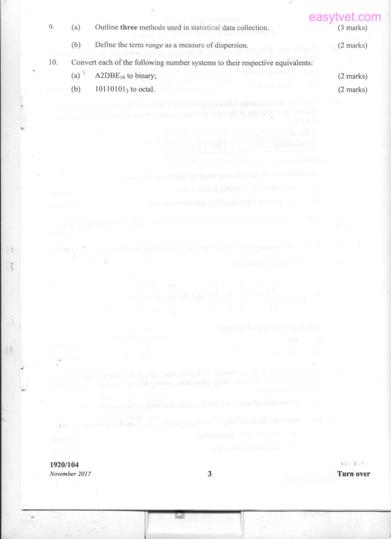 Mathematics (2017) — page 3 of 6