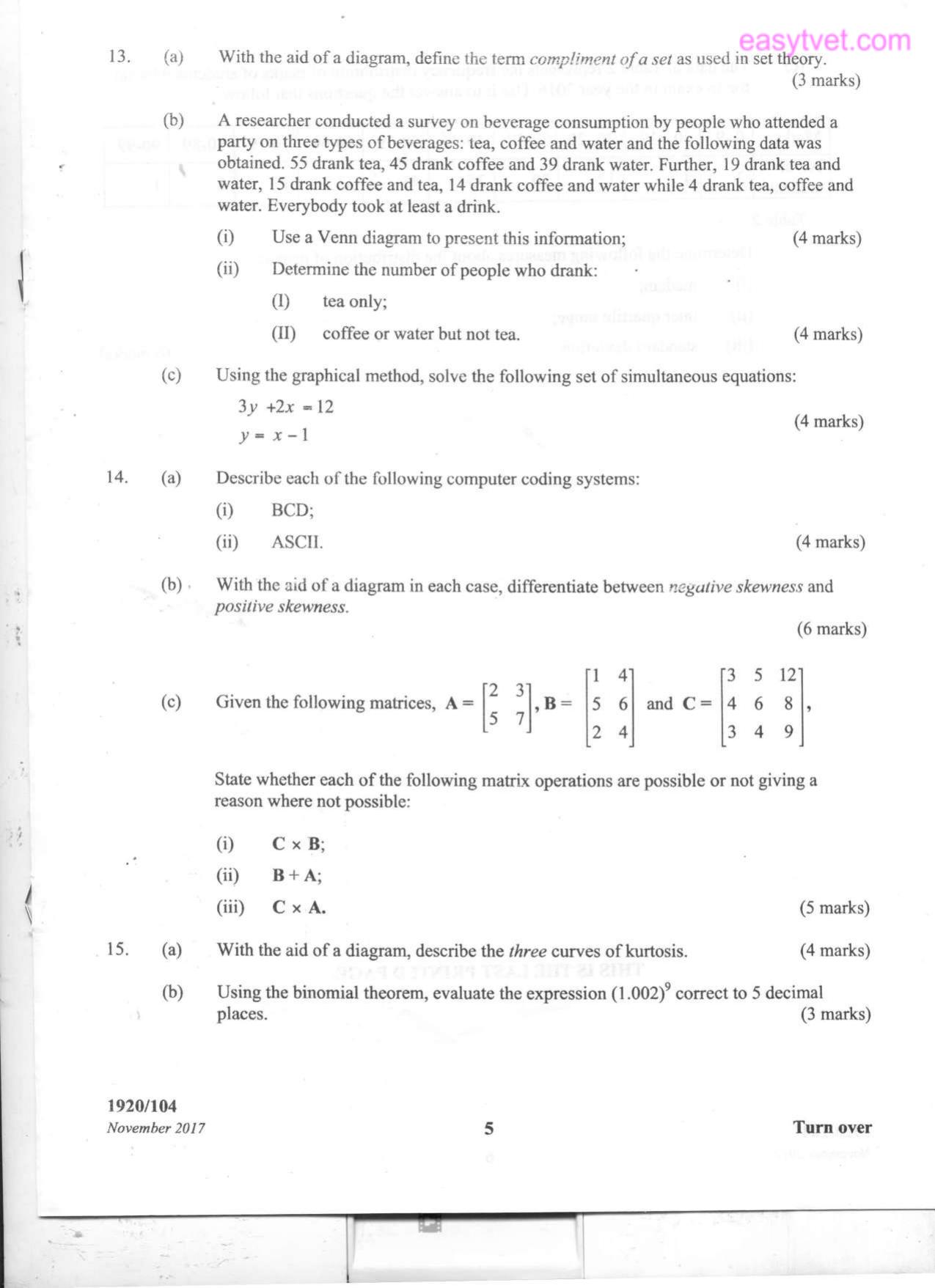 Mathematics (2017) — page 5 of 6