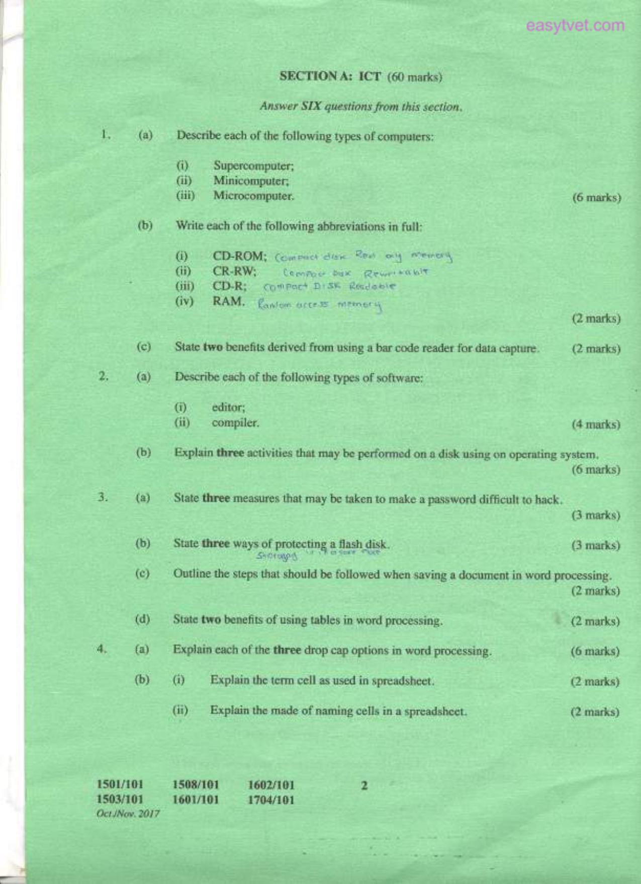 Craft Certificate in Electrical & Electronics E Hgh J E/e Wg (2017) — page 2 of 4