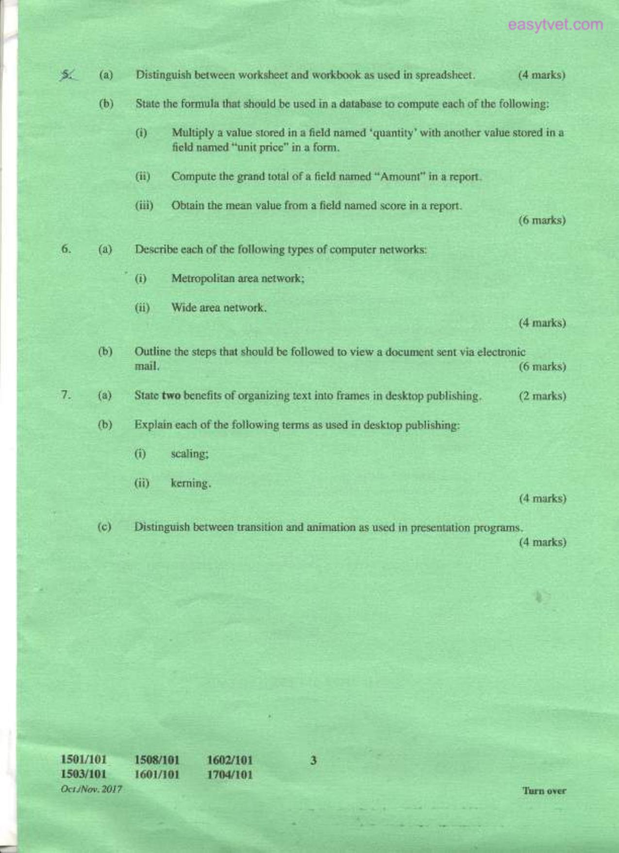 Craft Certificate in Electrical & Electronics E Hgh J E/e Wg (2017) — page 3 of 4