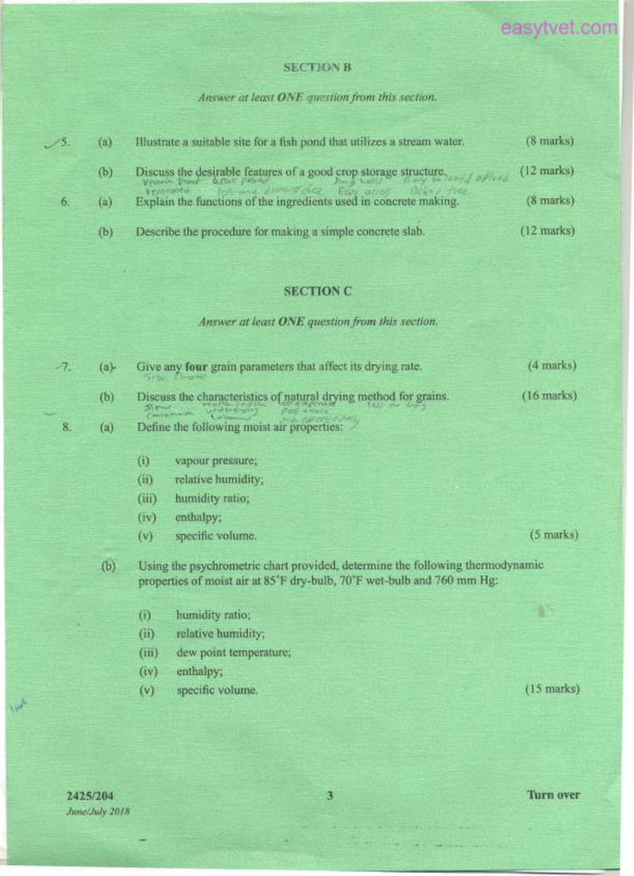 Agricultural Engineering 1t (2018) — page 3 of 4