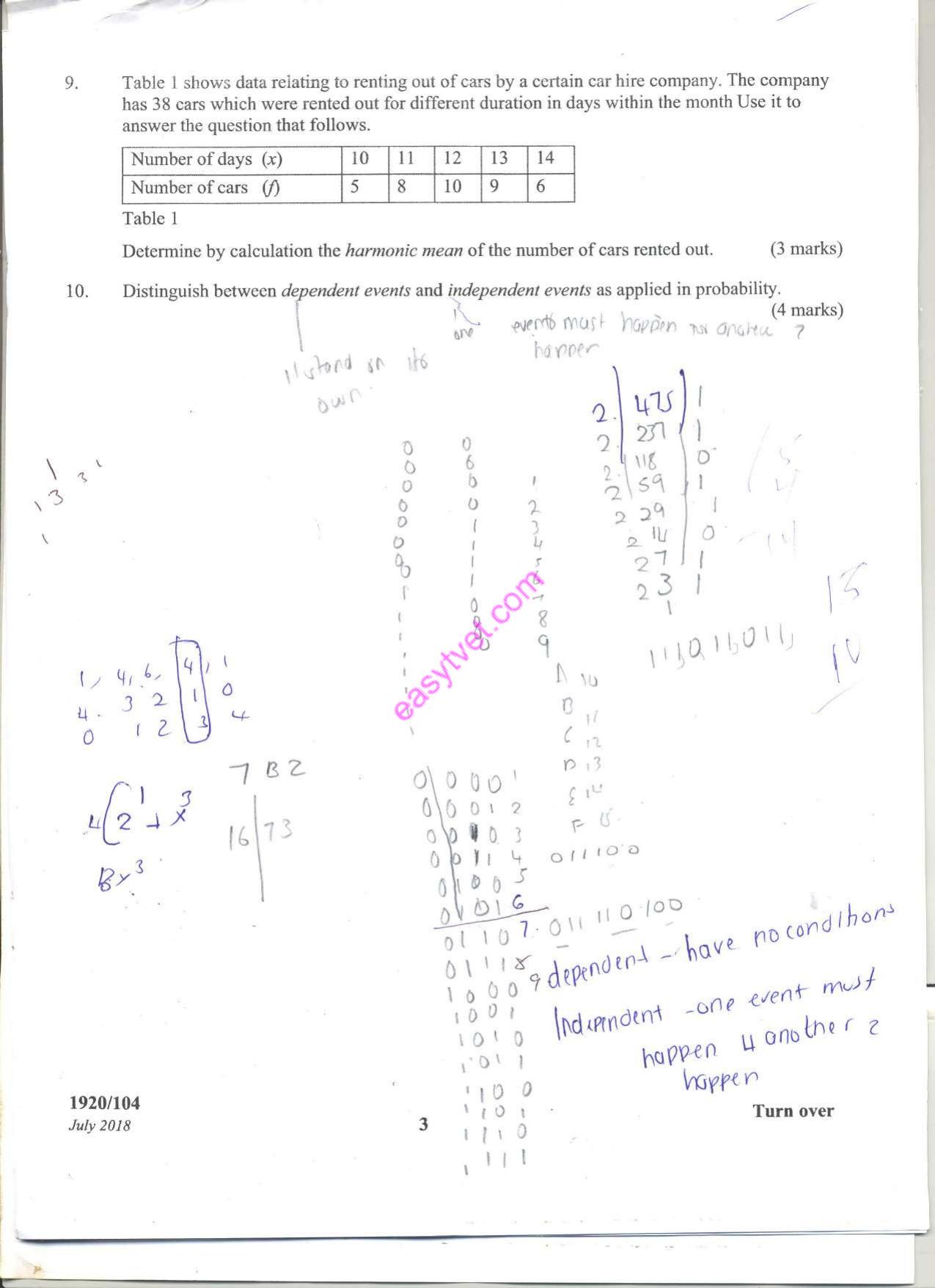 Mathematics (2018) — page 3 of 5