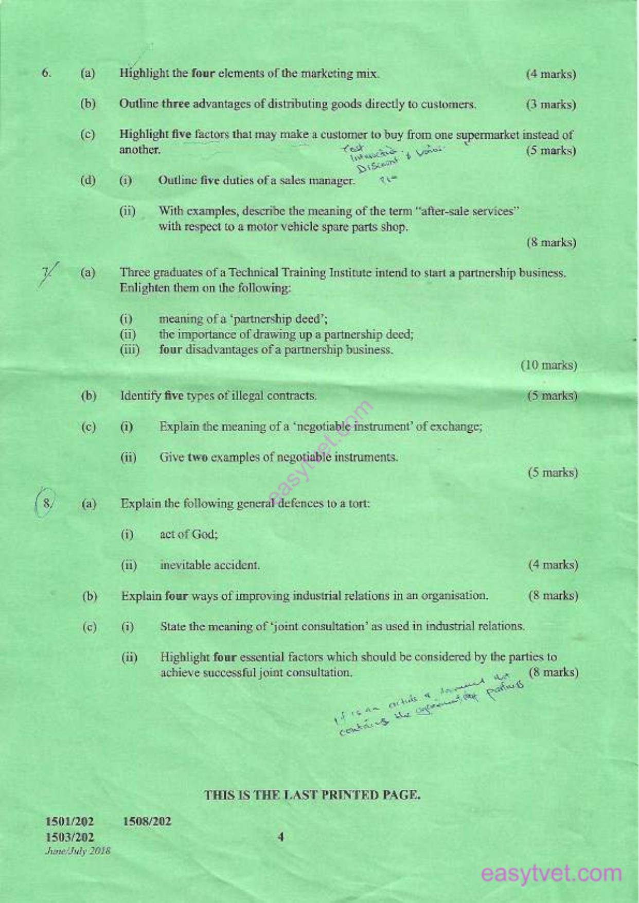 Craft Certificate in Automotive Engineering (2018) — page 4 of 4