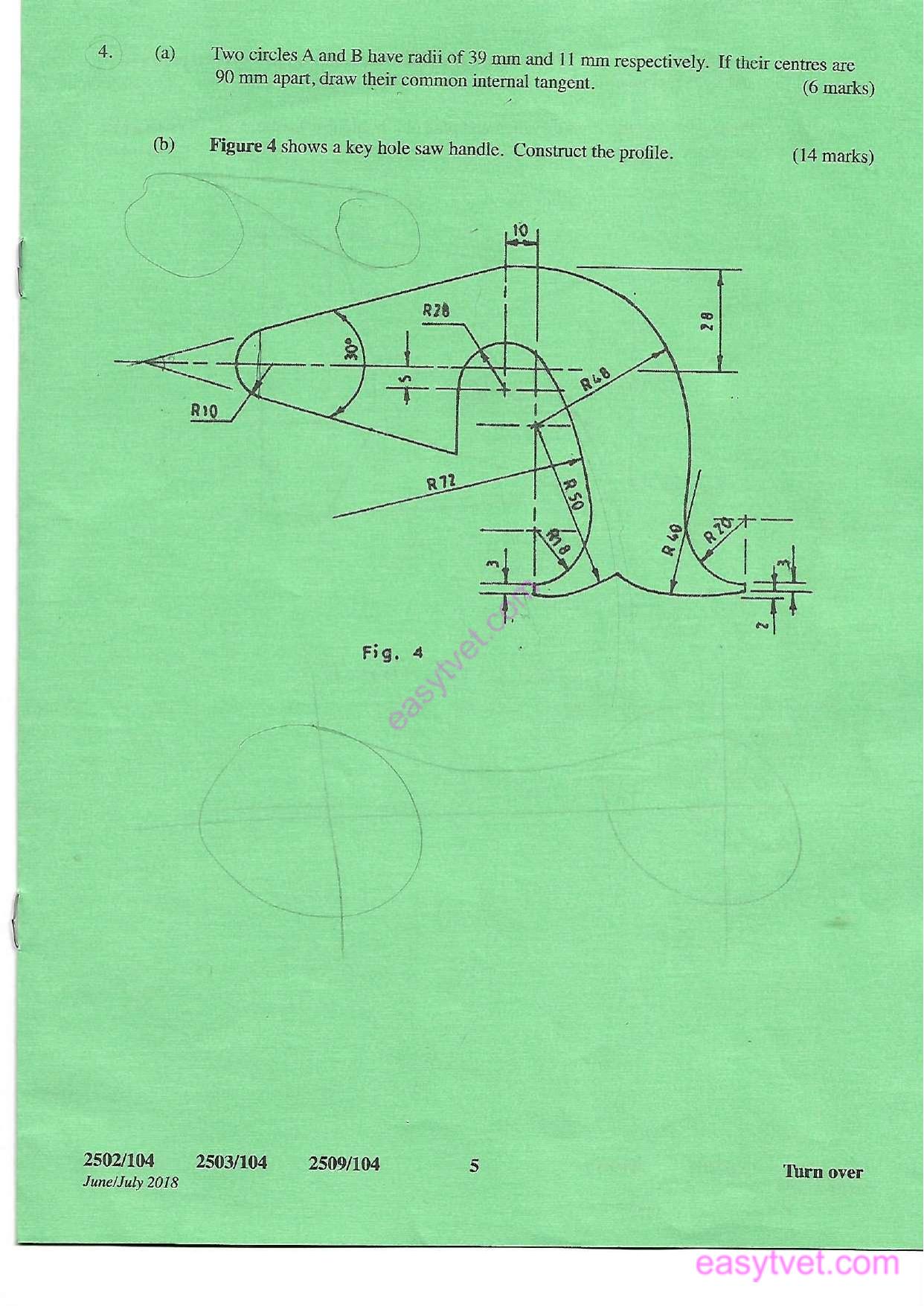 Engineering Drawing (2018) — page 5 of 6