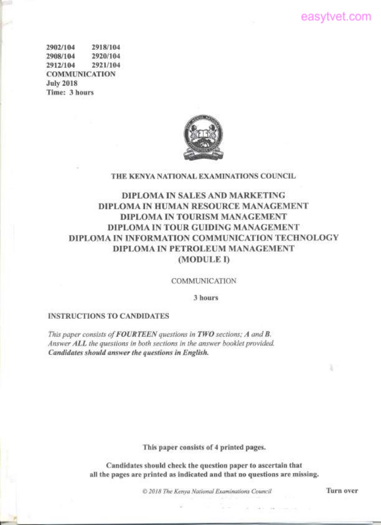 Communication (2018) — page 1 of 4