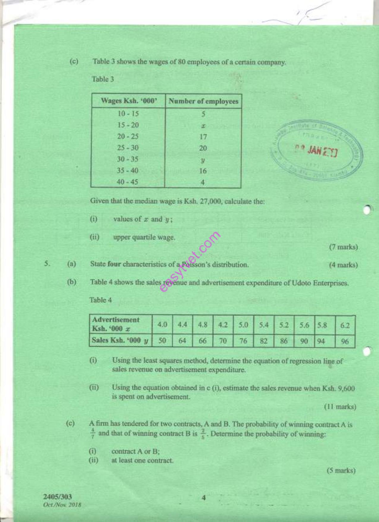 Statistical Methods (2018) — page 4 of 8