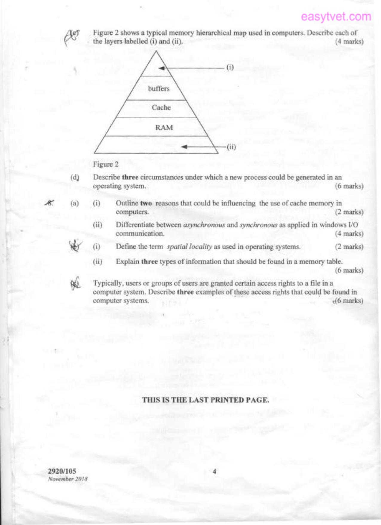 Operating Systems (2018) — page 4 of 4