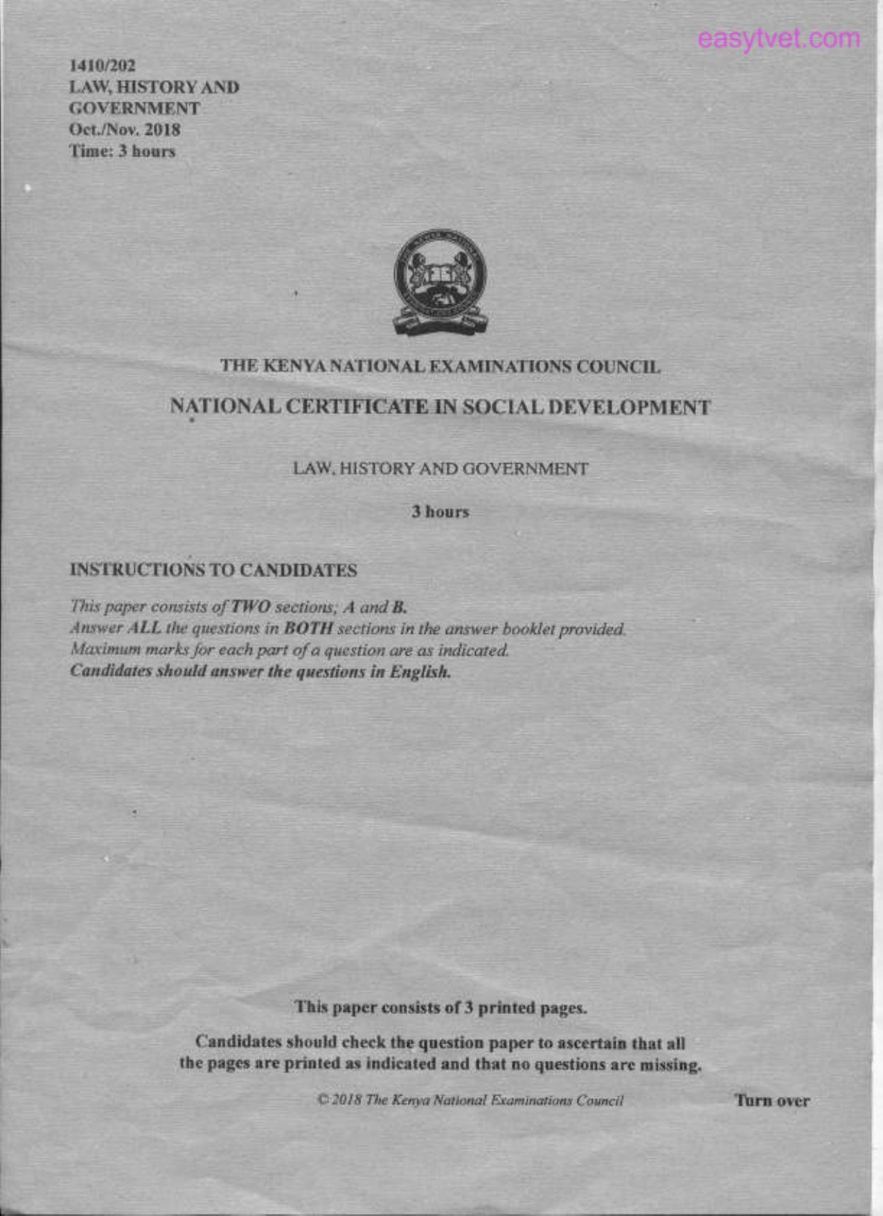 Law, History and Government (2018) — page 1 of 3