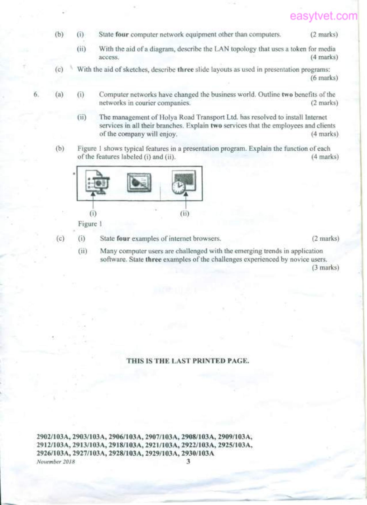 Information Communication Technology (theory (2018) — page 3 of 3