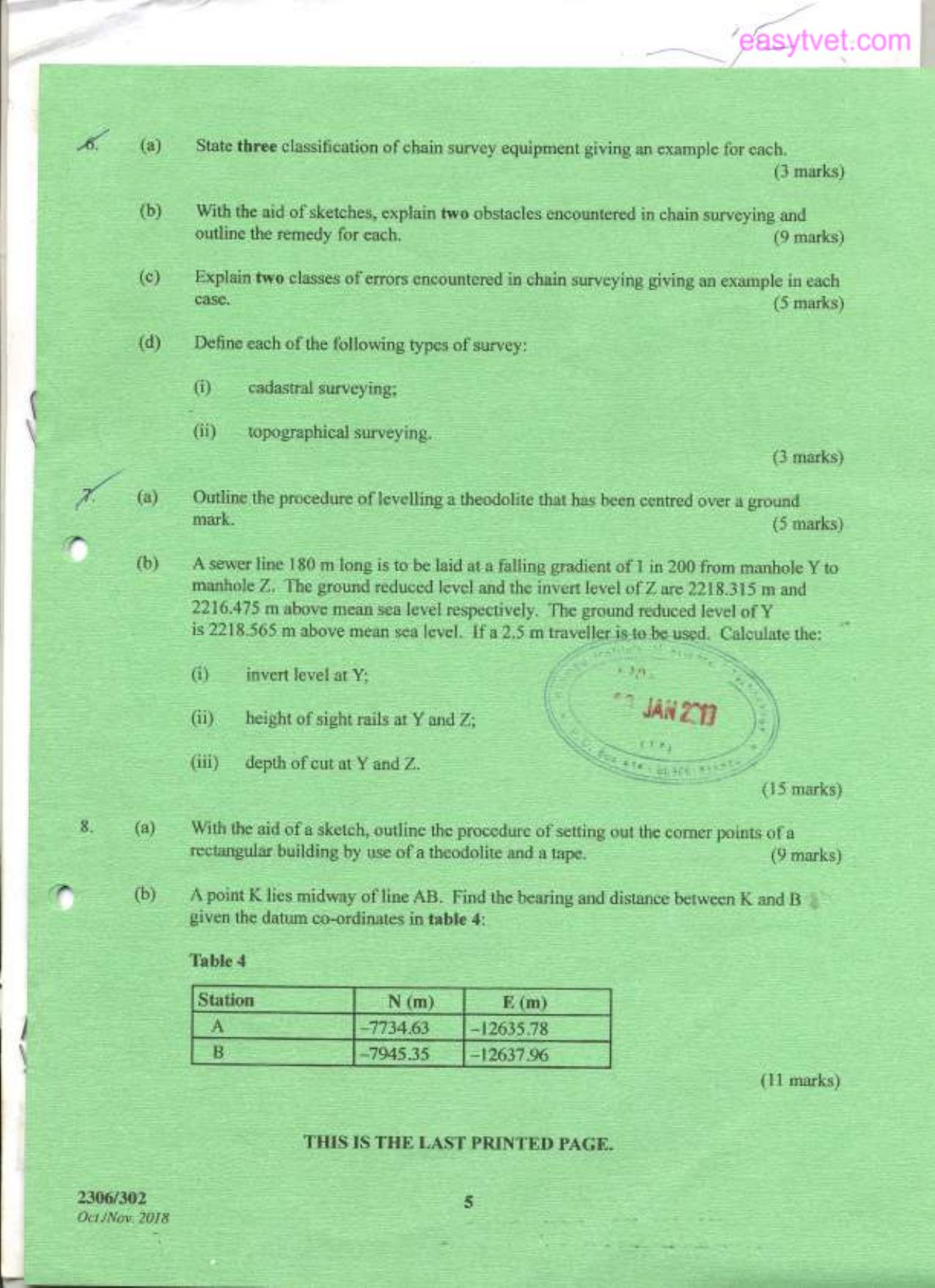 Surveying S (2018) — page 5 of 5