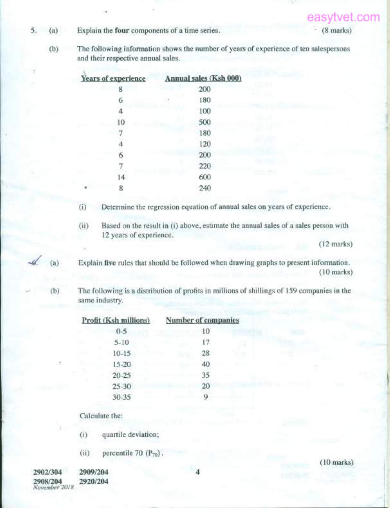Quantitative Methods (2018) — page 4 of 5